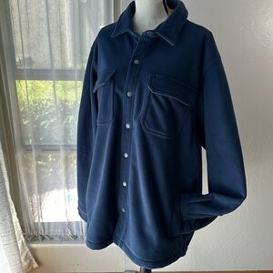Duluth Trading Company Men’s Shorman’s Shacket Midnight Blue XL NWT